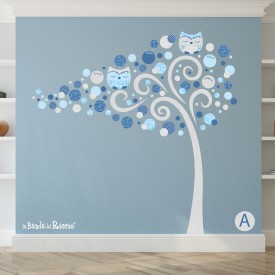 Family Tree wall sticker, wall decal tree. Position a