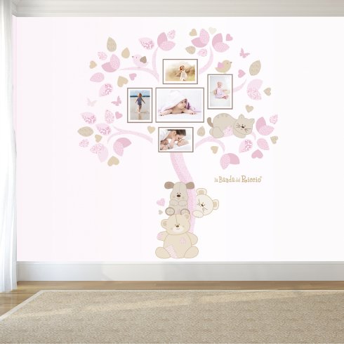 Esempio dell'adesivo murale albero photo art. Variante beige.