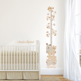 Stuffed Animals Growth Chart baby wall decals. Photo