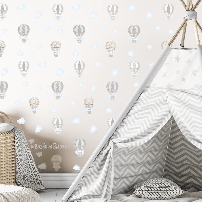 Pattern wall stickers "Air Ballons 2" Photo
