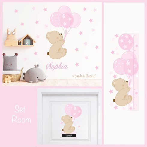 Set Room Bear Balloons