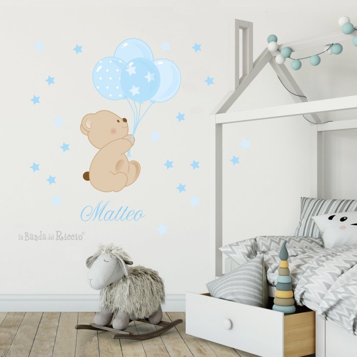 Set Room Bear Balloons