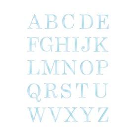 Baby Print letter with Rabbit