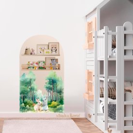 Arch Wall Decal the forest
