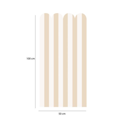 Misura della boiserie che è alta 100 cm per una larghezza di 50cm