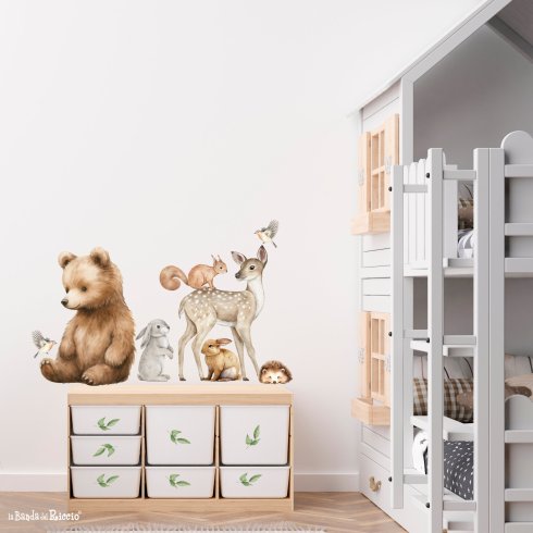 Watercolor Forest Animals