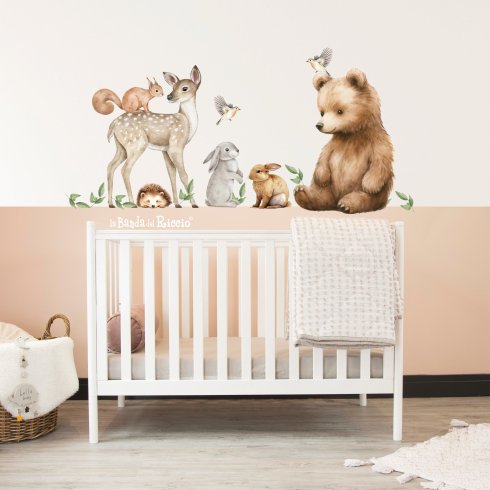 Watercolor Forest Animals