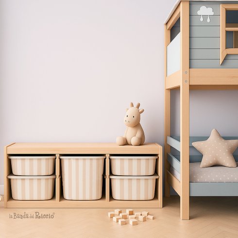 Stickers for IKEA Trofast boxes