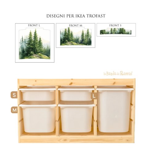 copy of Stickers for IKEA Trofast boxes