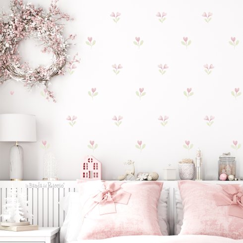 Little Hearts flowers Pattern