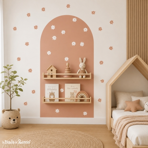 Daisy Arch Wall Sticker, room decor