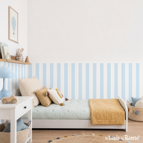 Rectangular Striped Boiserie wall decal
