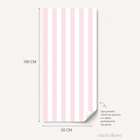 Rectangular Striped Boiserie wall decal
