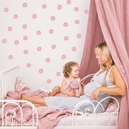 Colorful Daisies Wall Decals